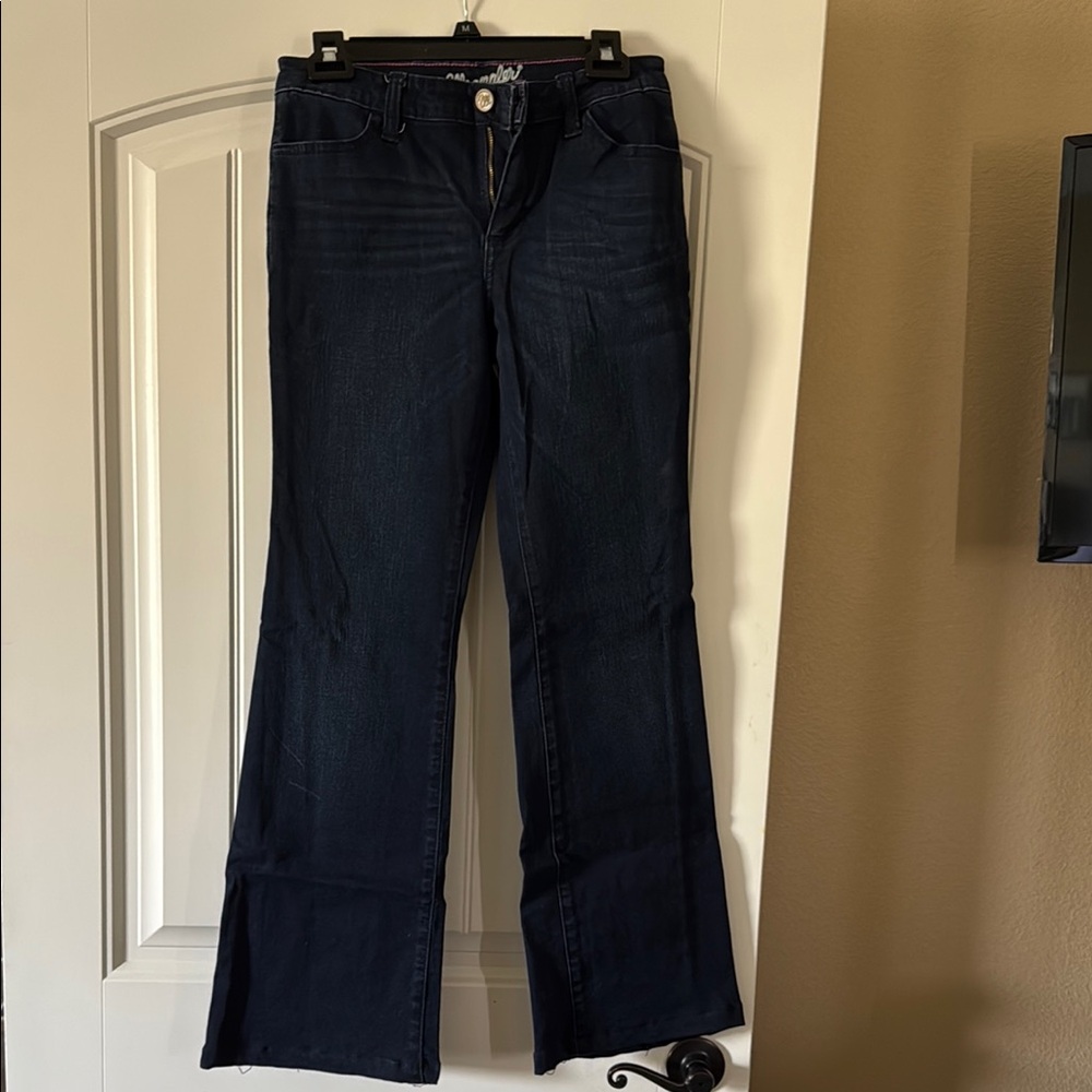 Wrangler Blue Flare Wide Leg Jeans